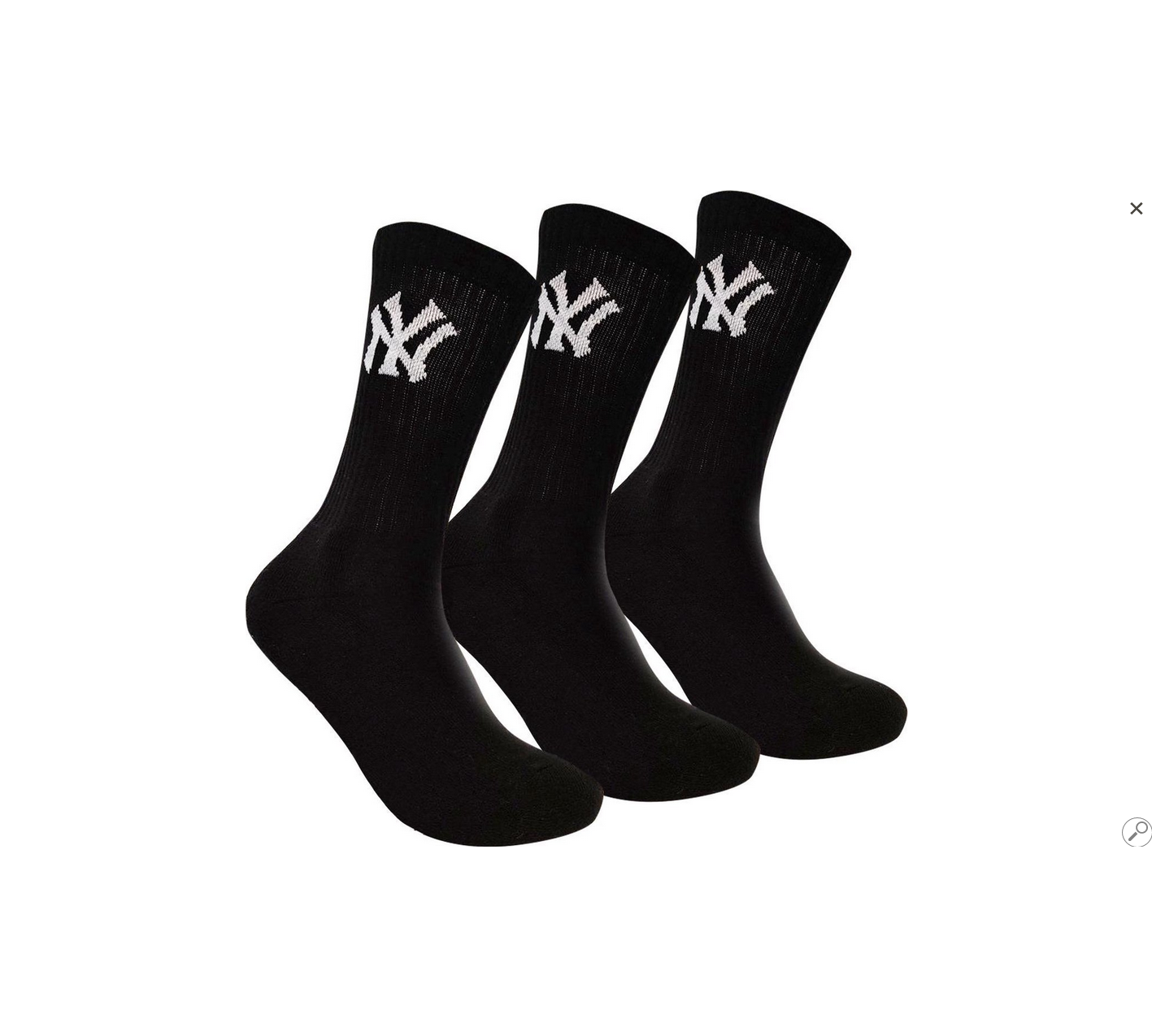 Шкарпетки New York Yankees 3 pk Crew чорний Уні