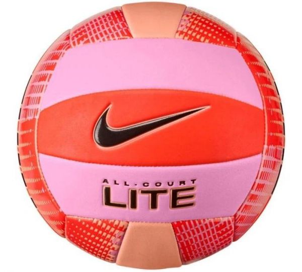 М'яч волейбольний Nike ALL COURT LITE VOLLEYBALL DEFLATED PICANTE RED/APRICOT AGATE/BLACK size 5