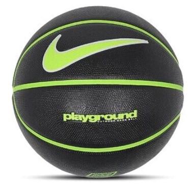 М'яч баскетбольний Nike EVERYDAY PLAYGROUND 8P DEFLATED BLACK/VOLT/WHITE розмір 6