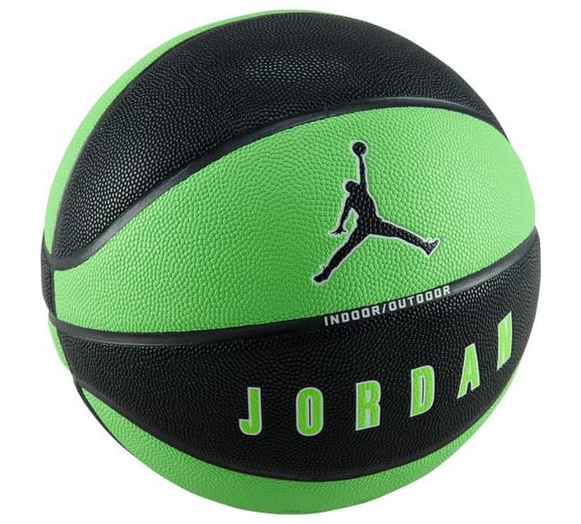 М'яч баскетбольний Nike JORDAN ULTIMATE 2.0 8P DEFLATED зелений, чорний Уні розмір 7