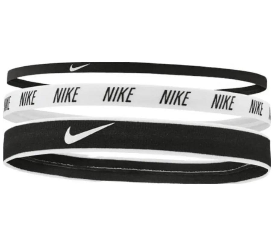 Пов'язка на голову Nike Mixed Width Headbands 3PK чорний, білий Уні
