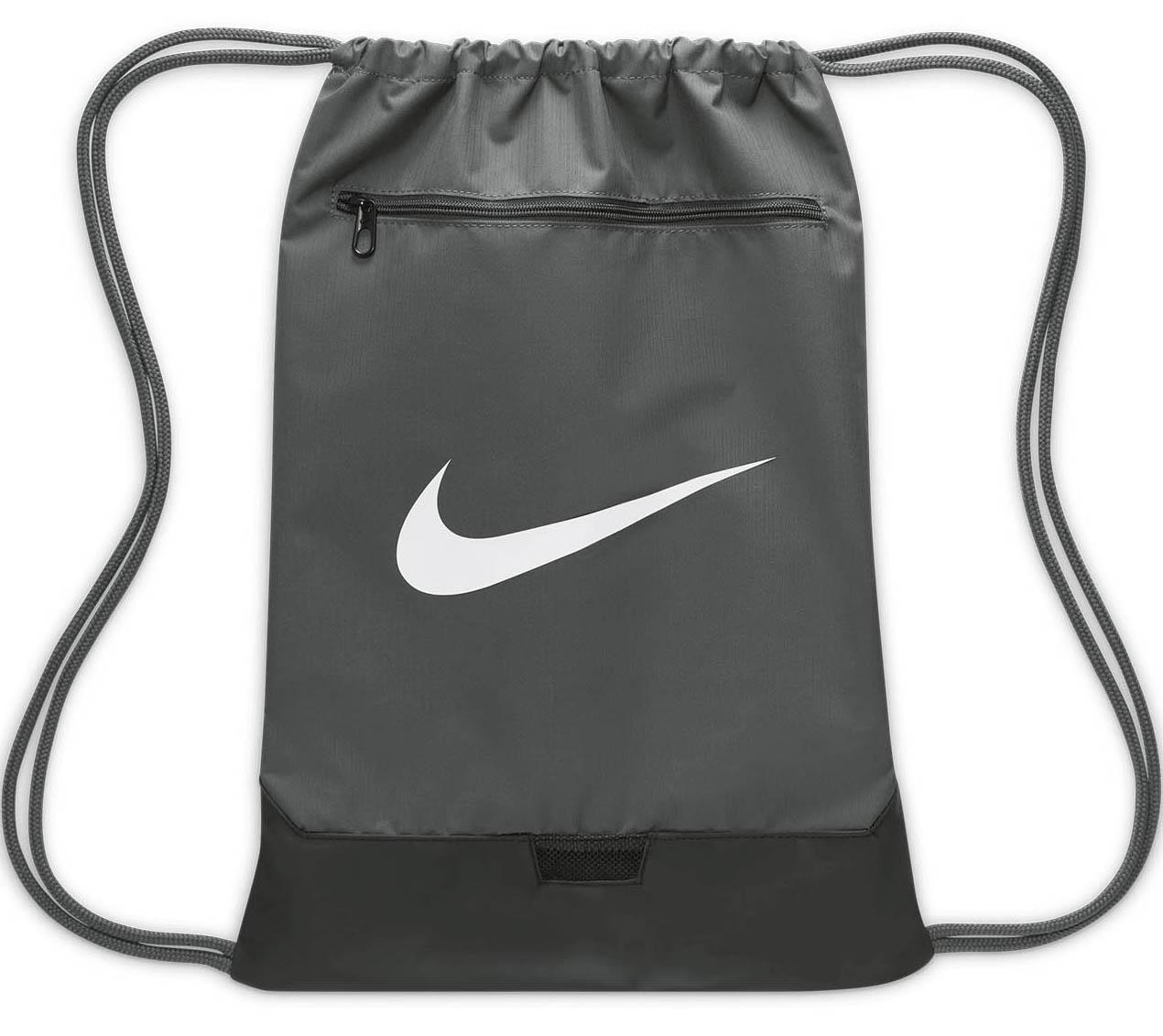 Рюкзак-мішок Nike NK BRSLA DRAWSTRNG - 9.5 18L сірий Уні
