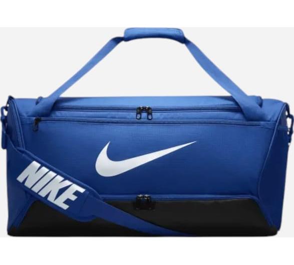 Сумка Nike NK BRSLA M DUFF - 9.5 60L синій, чорний Уні