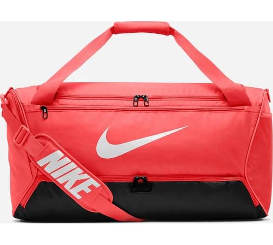 Сумка Nike NK BRSLA M DUFF - 9.5 60L червоний, чорний Уні