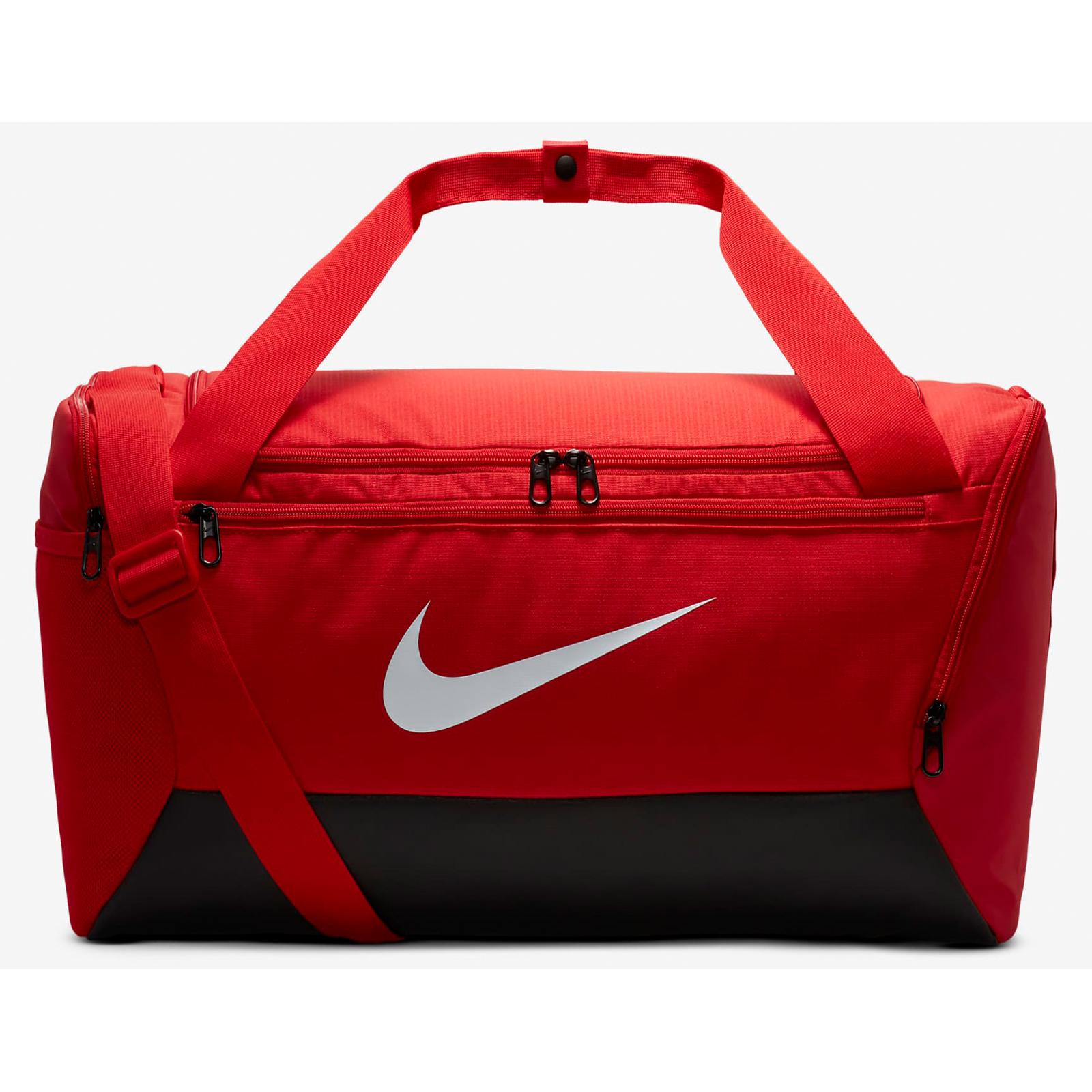 Сумка Nike NK BRSLA S DUFF - 9.5 41L чорний, червоний Уні