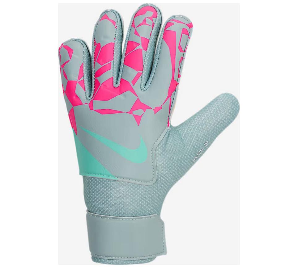 Воротарські рукавиці Nike NK GK MATCH JR - HO24 блакитний, рожевий Діт 6 (17,6 см)