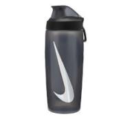 Пляшка спортивна Nike REFUEL BOTTLE LOCKING LID 530 мл антрацит, чорний, сріблястий