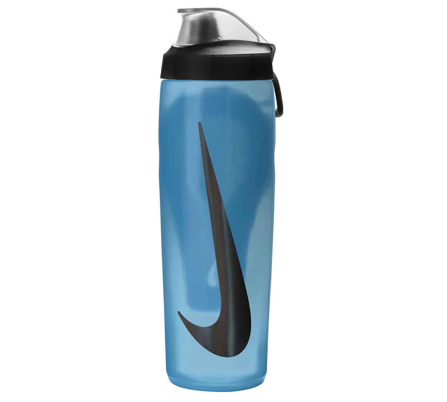 Пляшка спортивна Nike REFUEL BOTTLE LOCKING LID 710 мл синій, чорний