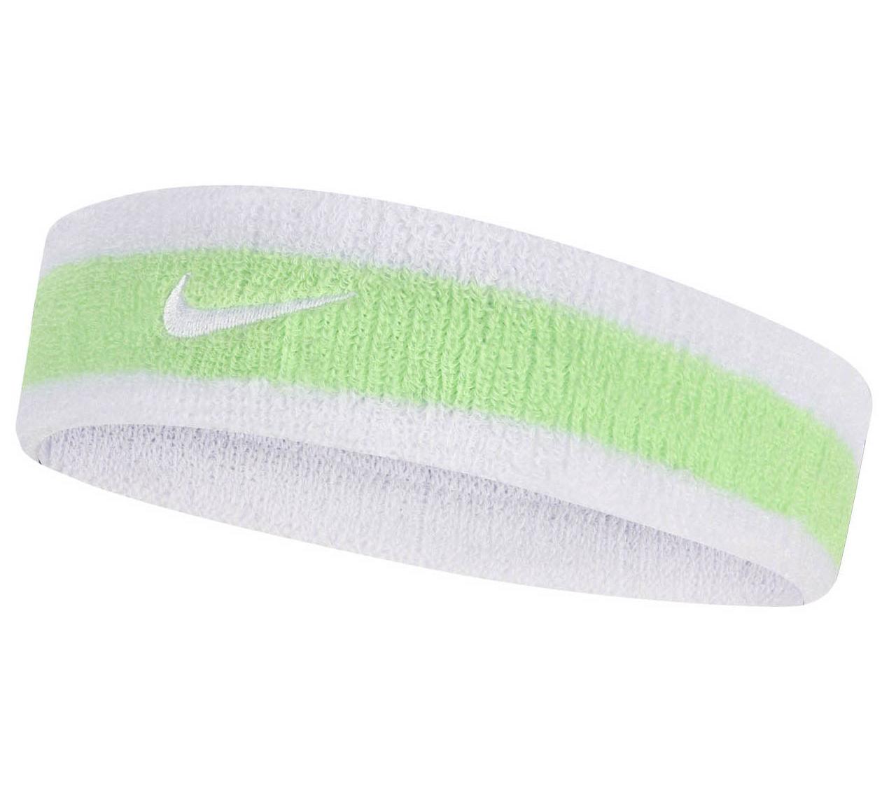 Пов'язка на голову Nike SWOOSH HEADBAND білий, салатовий Уні