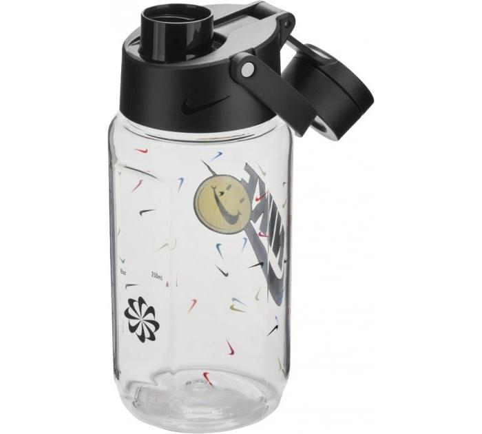 Пляшка з трубочкою Nike TR RENEW RECHARGE CHUG BOTTLE 470 мл грфічний прозорий, чорний