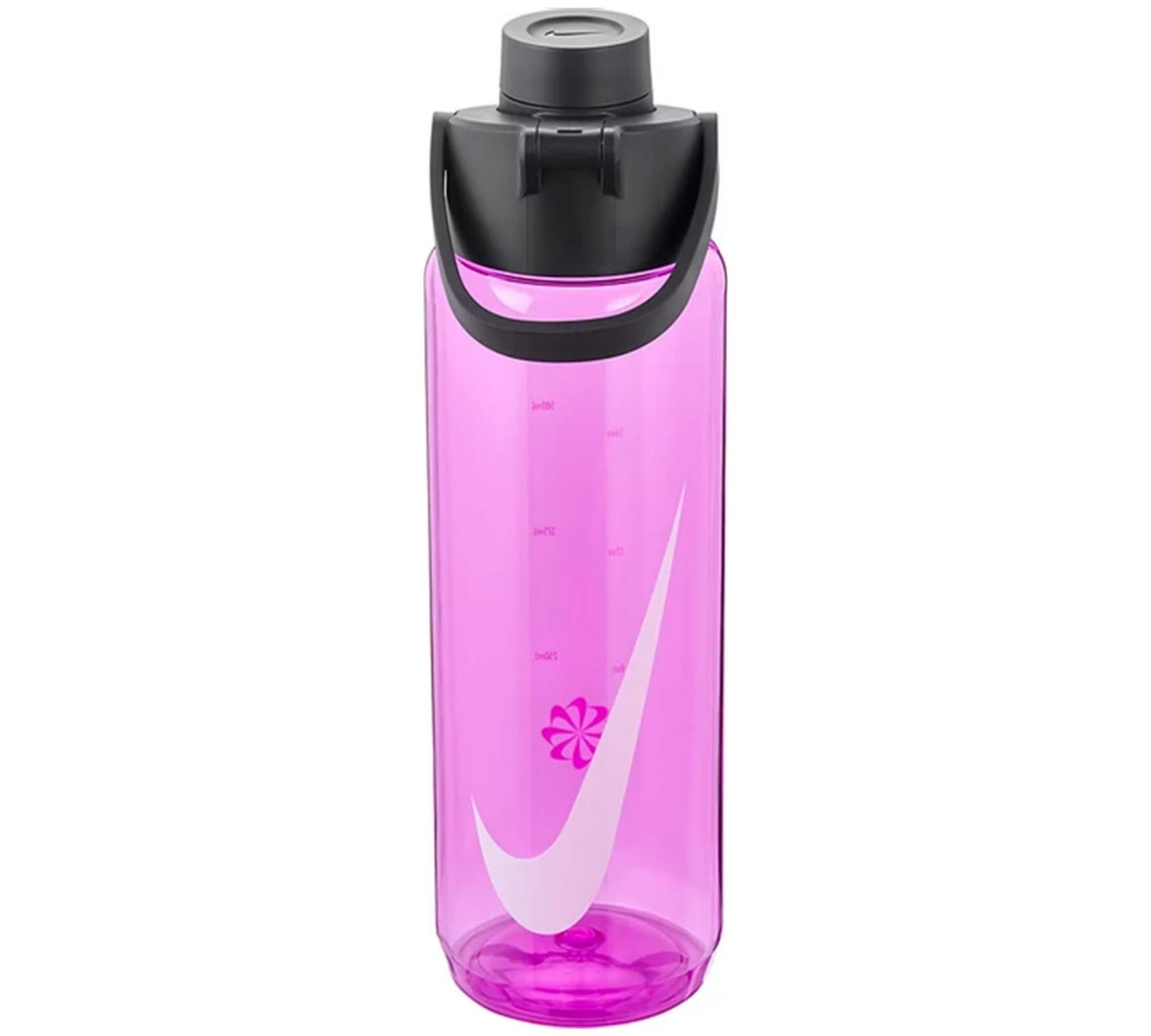 Пляшка для води з трубочкою Nike TR RENEW RECHARGE CHUG BOTTLE 710 мл рожевий, чорний