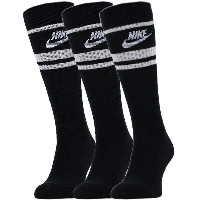 Шкарпетки Nike U NK CREW NSW ESSENTIAL STRIPE 3PR чорний Уні