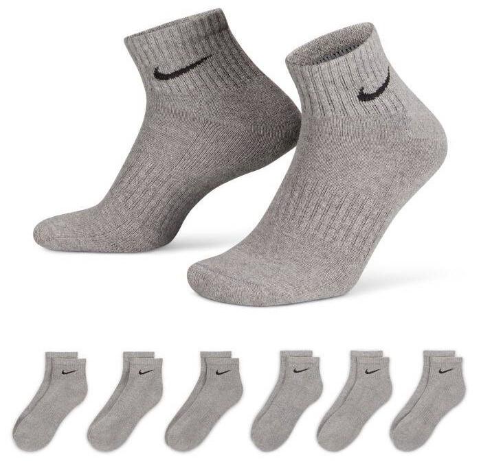 Шкарпетки Nike U NK EVERYDAY CSH ANKL 6PR 132 сірий Чол