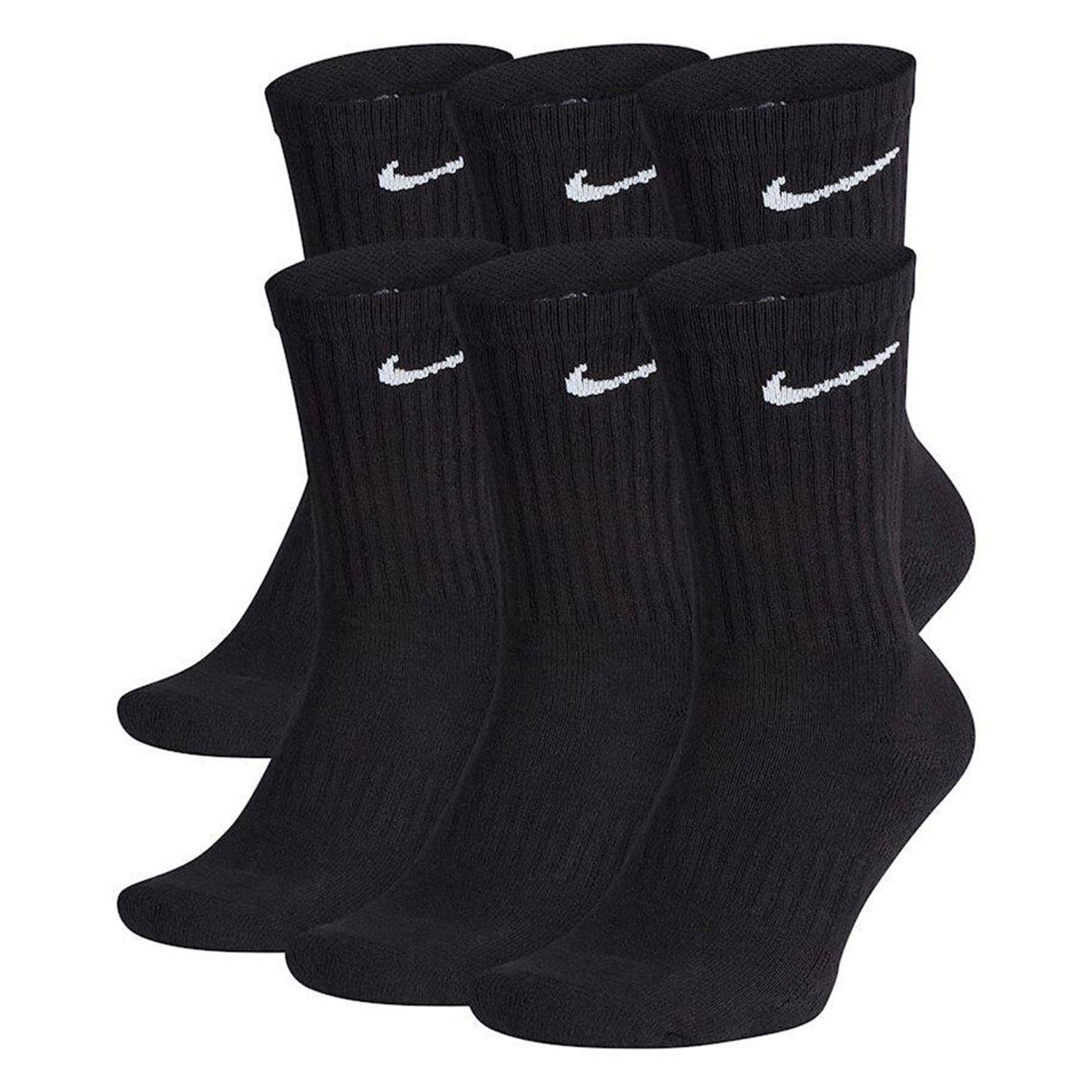 Шкарпетки Nike U NK EVERYDAY CUSH CREW 6PR-BD чорний Уні