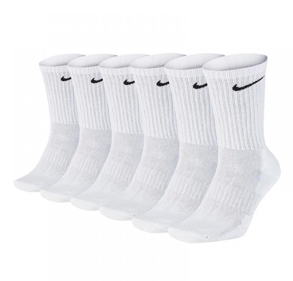 Шкарпетки Nike U NK EVERYDAY CUSH CREW 6PR-BD білий Уні