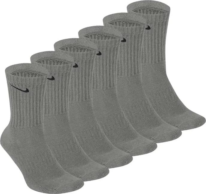 Шкарпетки Nike U NK EVERYDAY CUSH CRW 6PR 132 сірий Уні