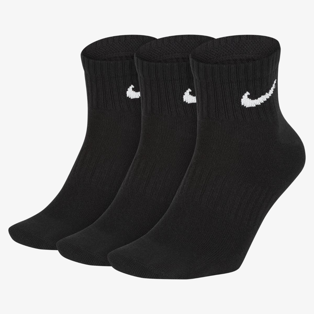 Шкарпетки Nike U NK EVERYDAY LTWT ANKLE 3PR чорний Уні