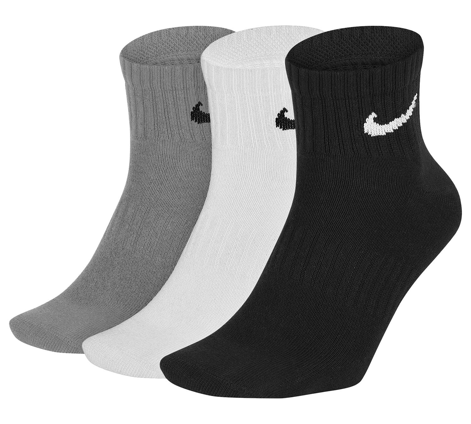 Шкарпетки Nike U NK EVERYDAY LTWT ANKLE 3PR чорний  Уні