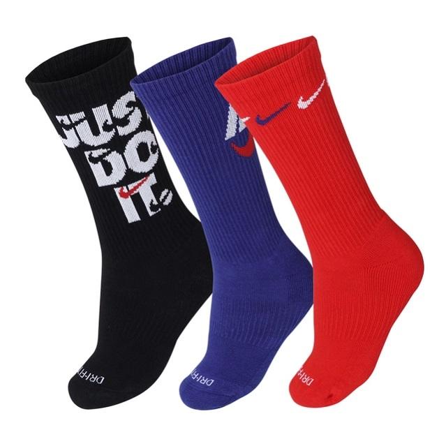 Шкарпетки Nike U NK EVERYDAY PLUS CUSH CREW чорний, синій, червоний Уні