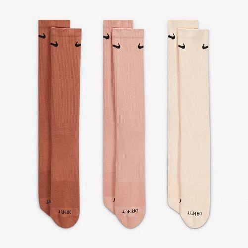 Шкарпетки Nike U Nike EVERYDAY PLUS CUSH CREW бежевий, коричневий Чол