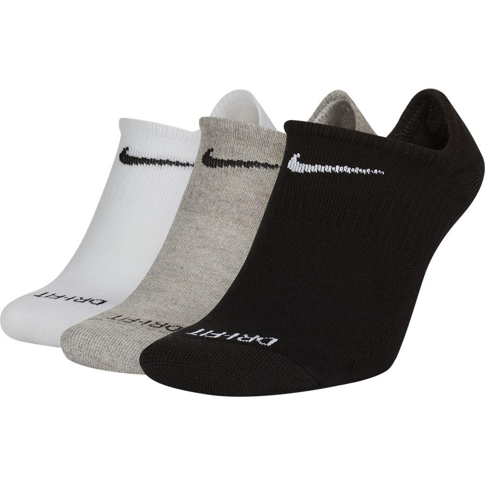 Шкарпетки Nike U NK EVERYDAY PLUS CUSH NS FOOT 3PR чорний, білий, сірий Уні
