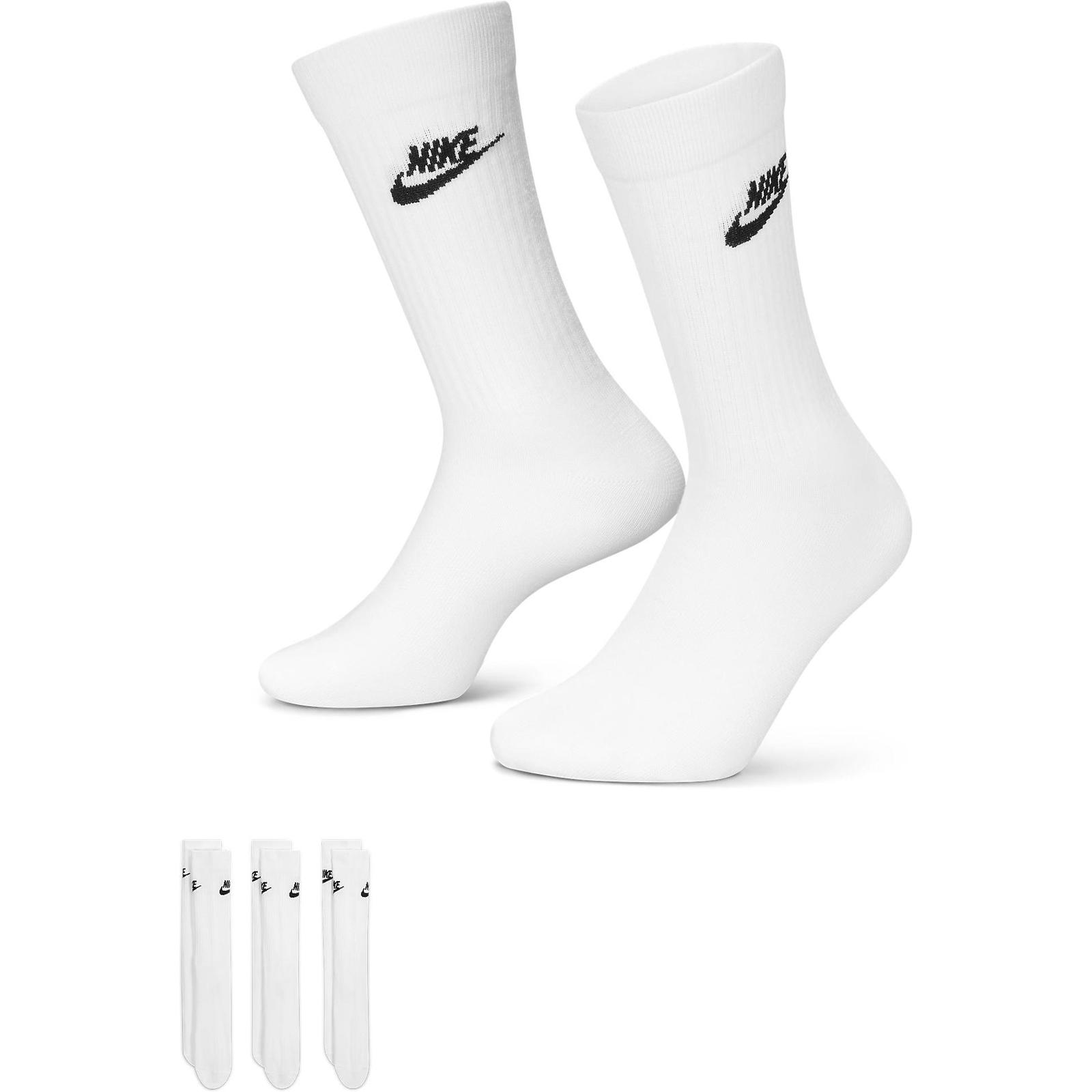 Шкарпетки Nike U NK NSW EVERYDAY ESSENTIAL CR 3PR білий УНІ 38-42