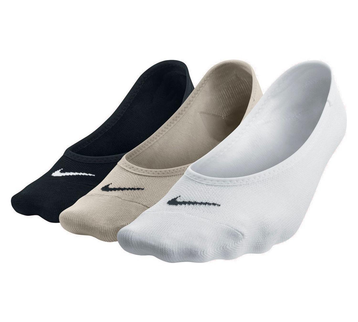 Шкарпетки Nike W NK EVERYDAY LTWT FOOT 3PR чорний, білий, бежевий Дружина 34-38