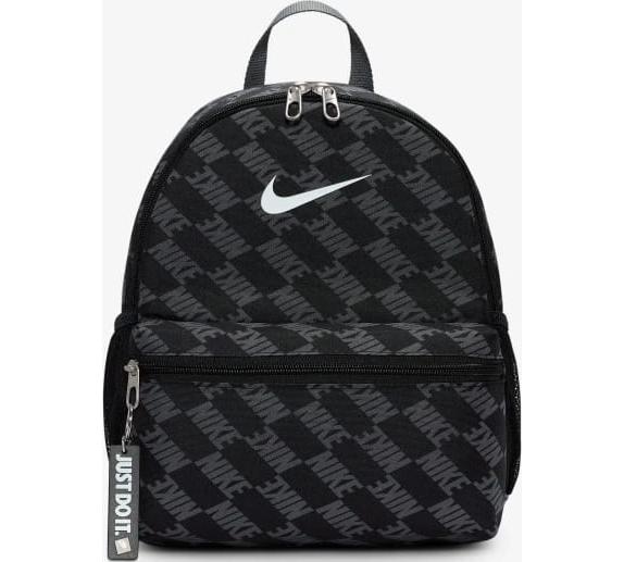 Рюкзак Nike Y NK BRSLA JDI MNI BK-AOP FA25 11L чорний, сірий Діт 25 x 33 x 13 см