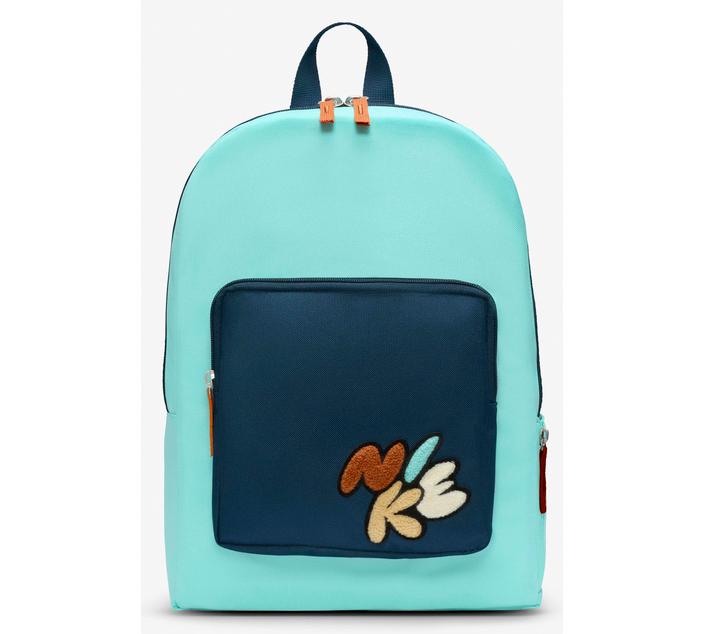 Рюкзак Nike Y NK CLASSIC BKPK - BUBBLE 16L бірюзовий, темно-синій Діт 38x28x13 см