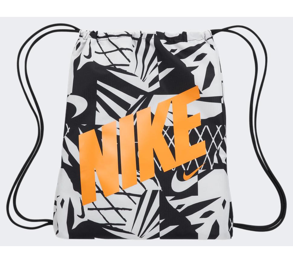 Мішок Nike Y NK DRAWSTRING - CAT AOP 1 чорний, білий, помаранчевий Діт 43 x 36 см