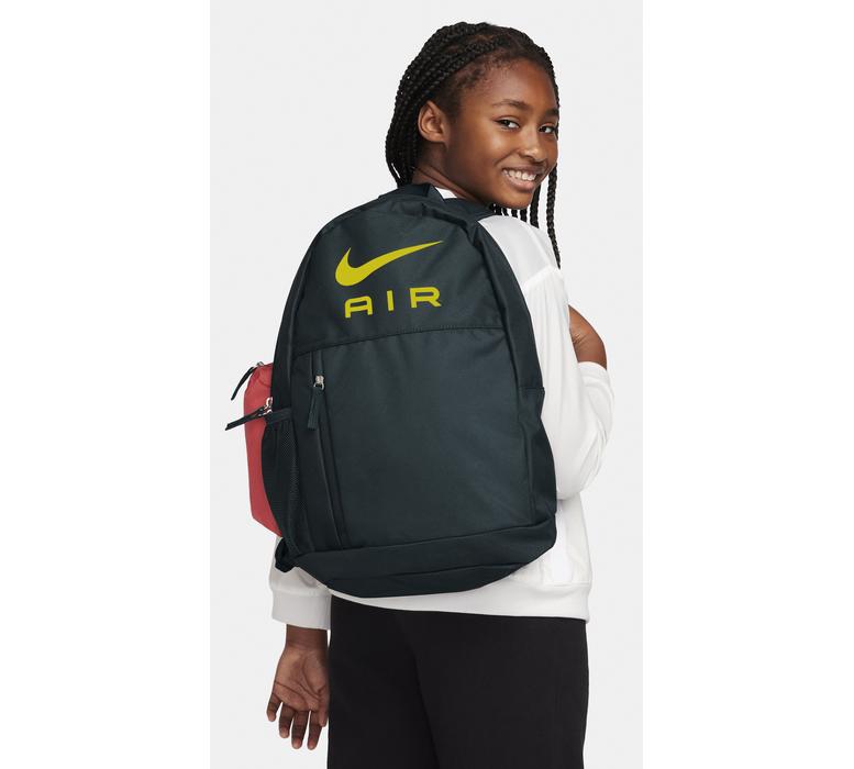 Рюкзак спортивний Nike Y NK ELMNTL BKPK - NK AIR 20L чорний, жовтий, бордовий Діт 46х30х13 см