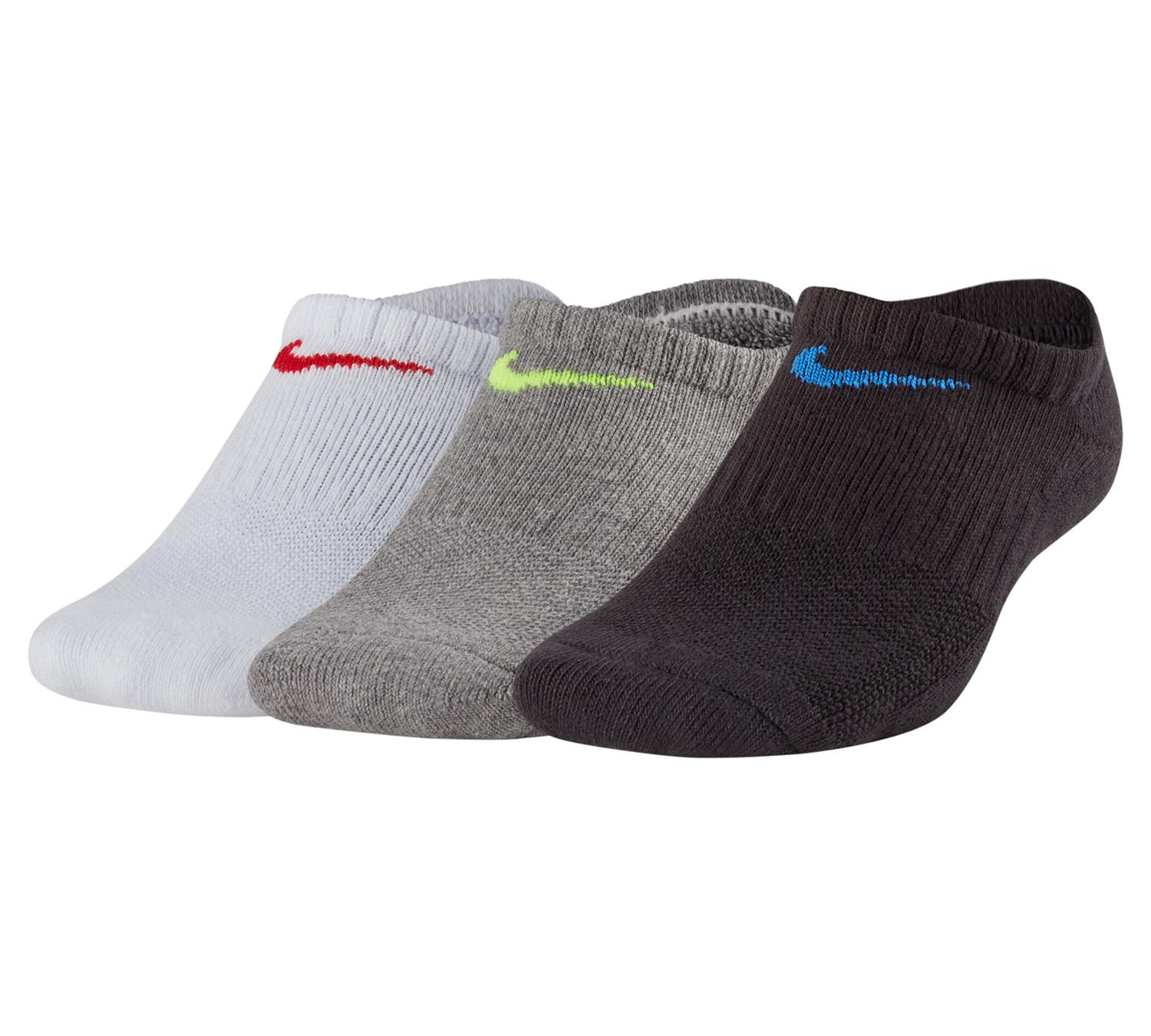 Шкарпетки Nike Y NK EVERYDAY CUSH NS 3PR чорний, білий, сірий Дет