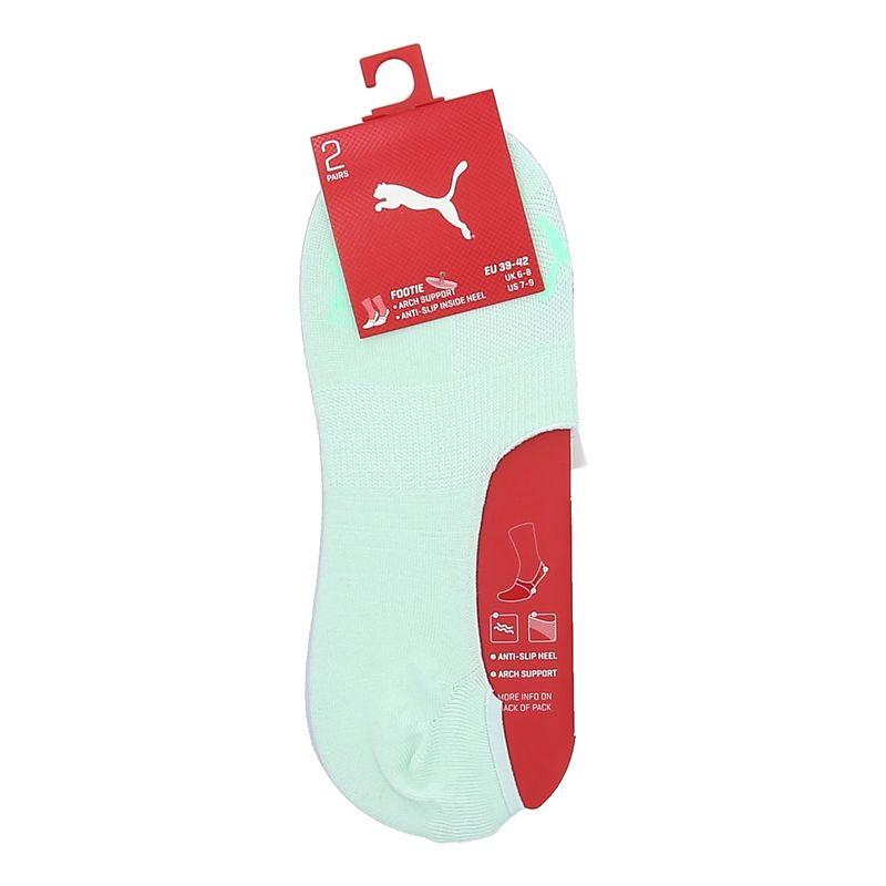Шкарпетки Puma FOOTIE 2P UNISEX фіолетовий, м'ятний Уні
