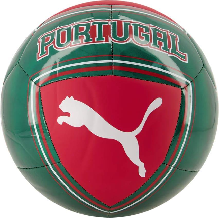 М'яч футбольний Puma FPF Culture Ball зелений, червоний Уні