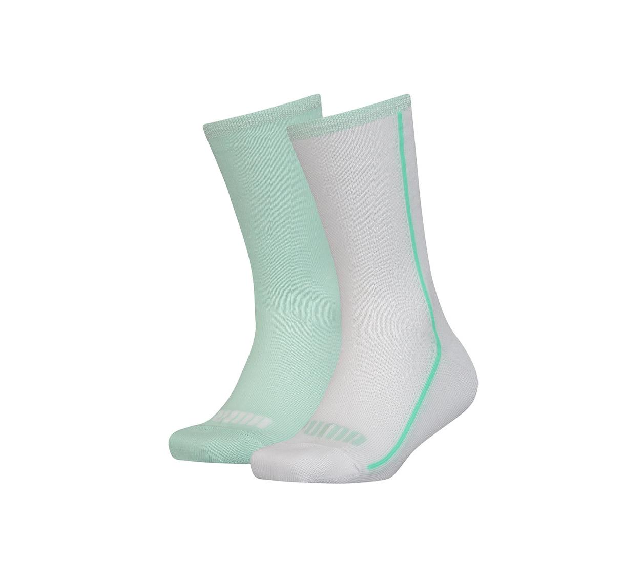 Шкарпетки Puma GIRLS MESH SOCK 2P ментоловий, білий Діт 27-30