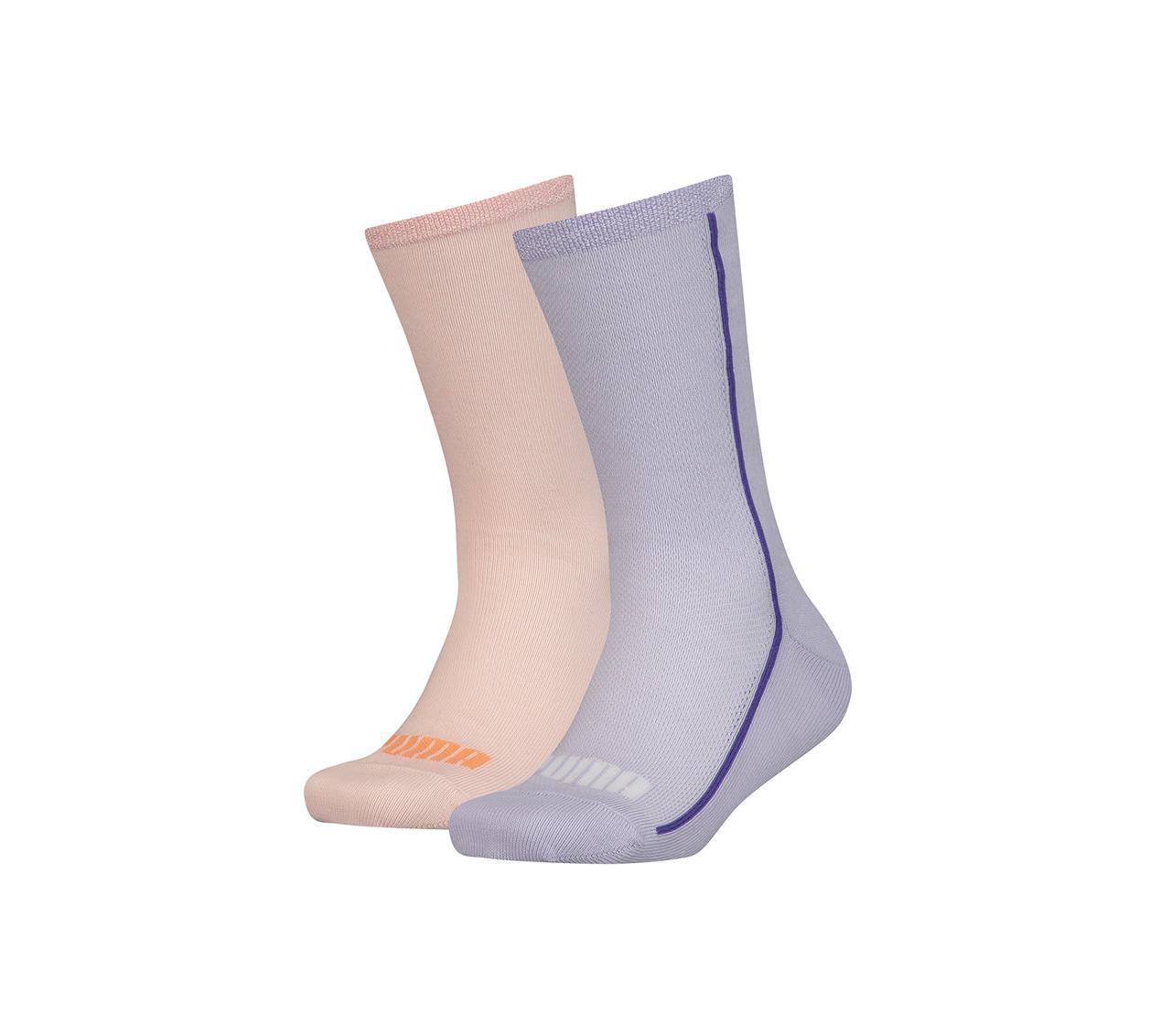 Шкарпетки Puma GIRLS MESH SOCK 2P фіолетовий, персиковий Діт 27-30