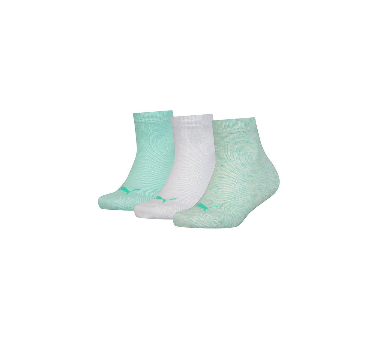 Шкарпетки Puma KIDS QUARTER 3P білий, м'ятний Діт 27-30