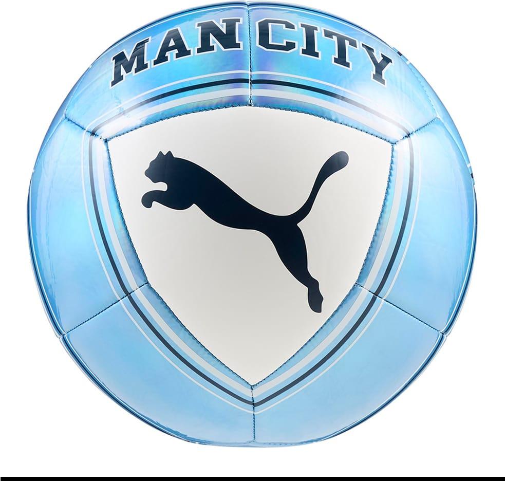 М'яч футбольний Puma MCFC CULTURE Ball білий, блакитний Уні