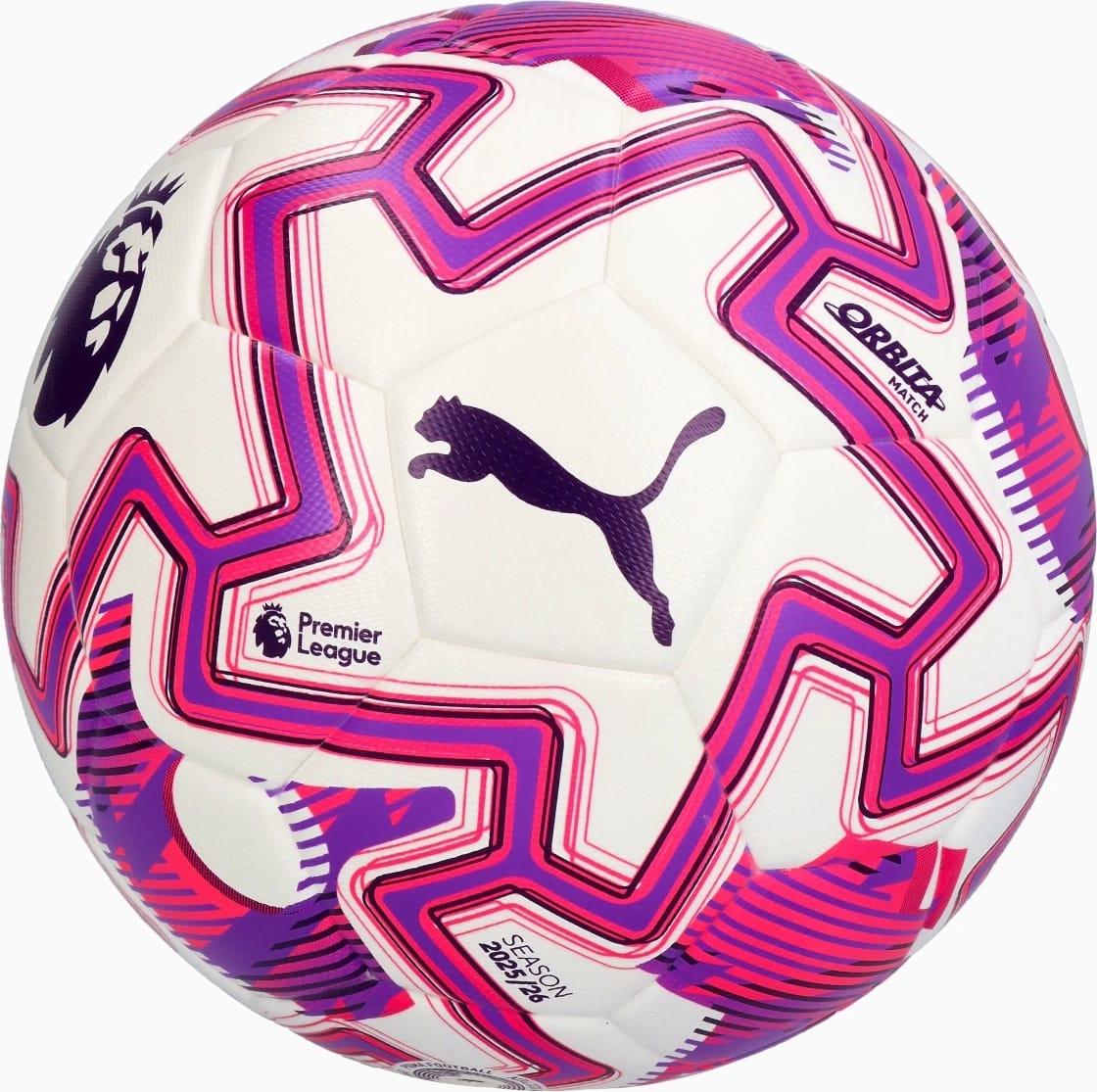 М'яч футбольний Puma Match PL Brilliance (FI Qty) білий, рожевий Уні