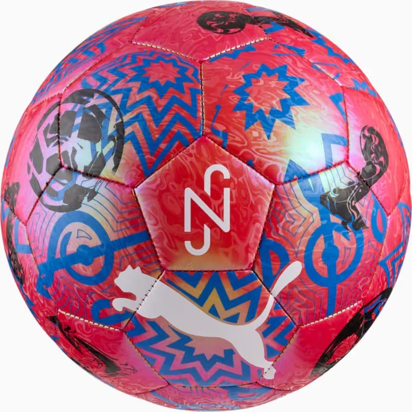 М'яч футбольний Puma NEYMAR JR Graphic ball червоний, синій Уні
