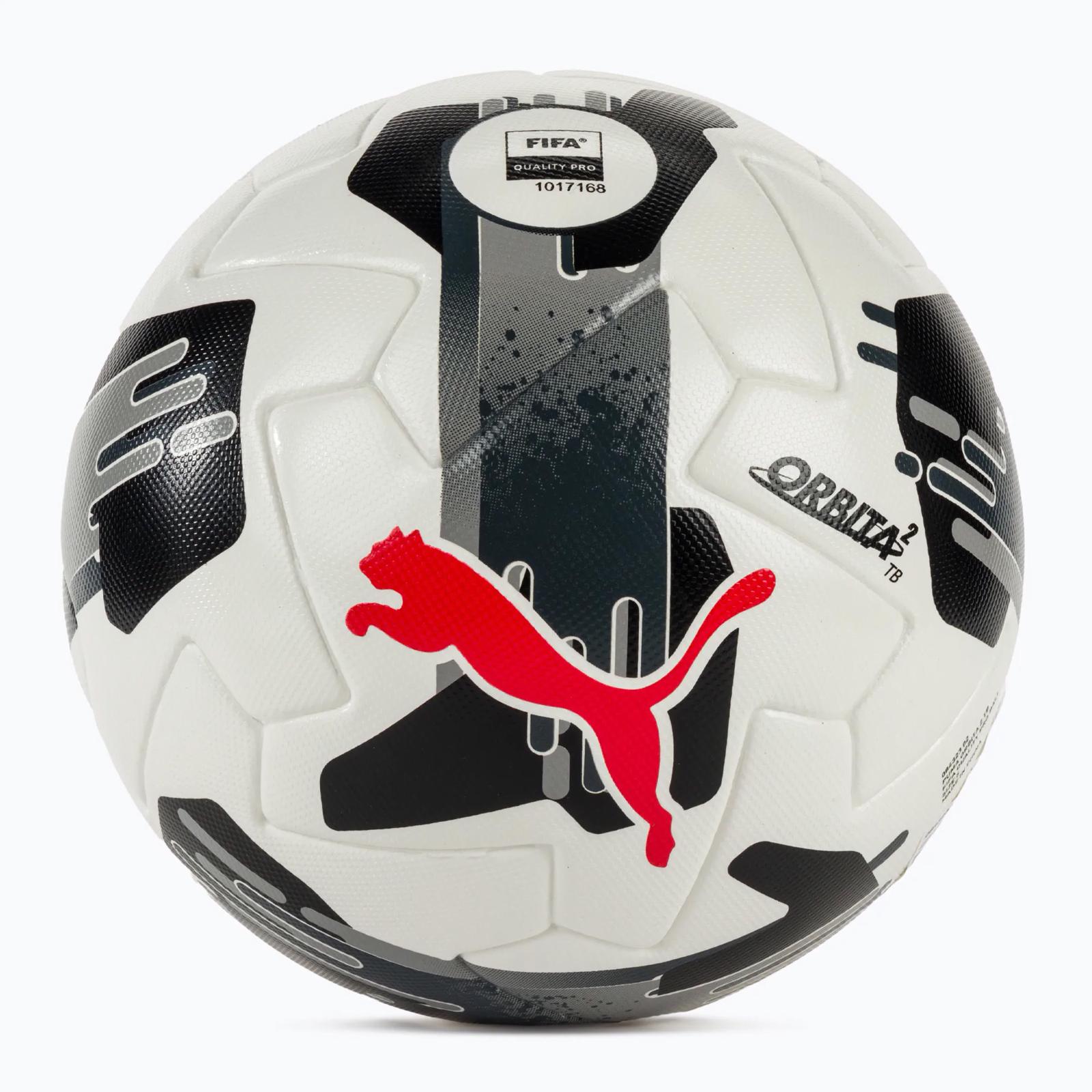 М'яч футбольний Puma Orbita 2 TB (FIFA Quality Pro) білий, чорний, червоний Уні
