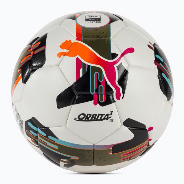 М'яч футбольний Puma Orbita 3 TB (FIFA Quality) білий, чорний, болотний Уні