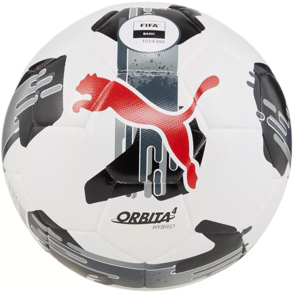 М'яч футбольний Puma Orbita 4 HYB (FIFA Basic) білий, чорний, червоний Уні