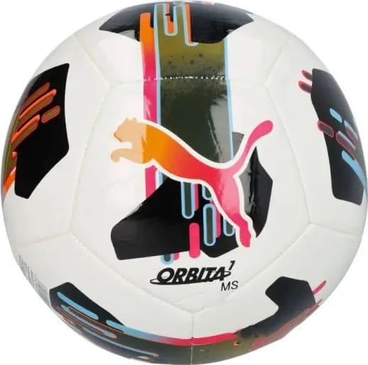 М'яч футбольний Puma Orbita 7 MS білий, чорний, рожевий Уні