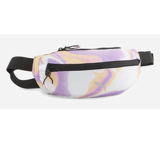 Сумка на пояс Puma PR Classic Waist Bag 0,8L чорний, білий, фіолетовий, помаранчевий Уні