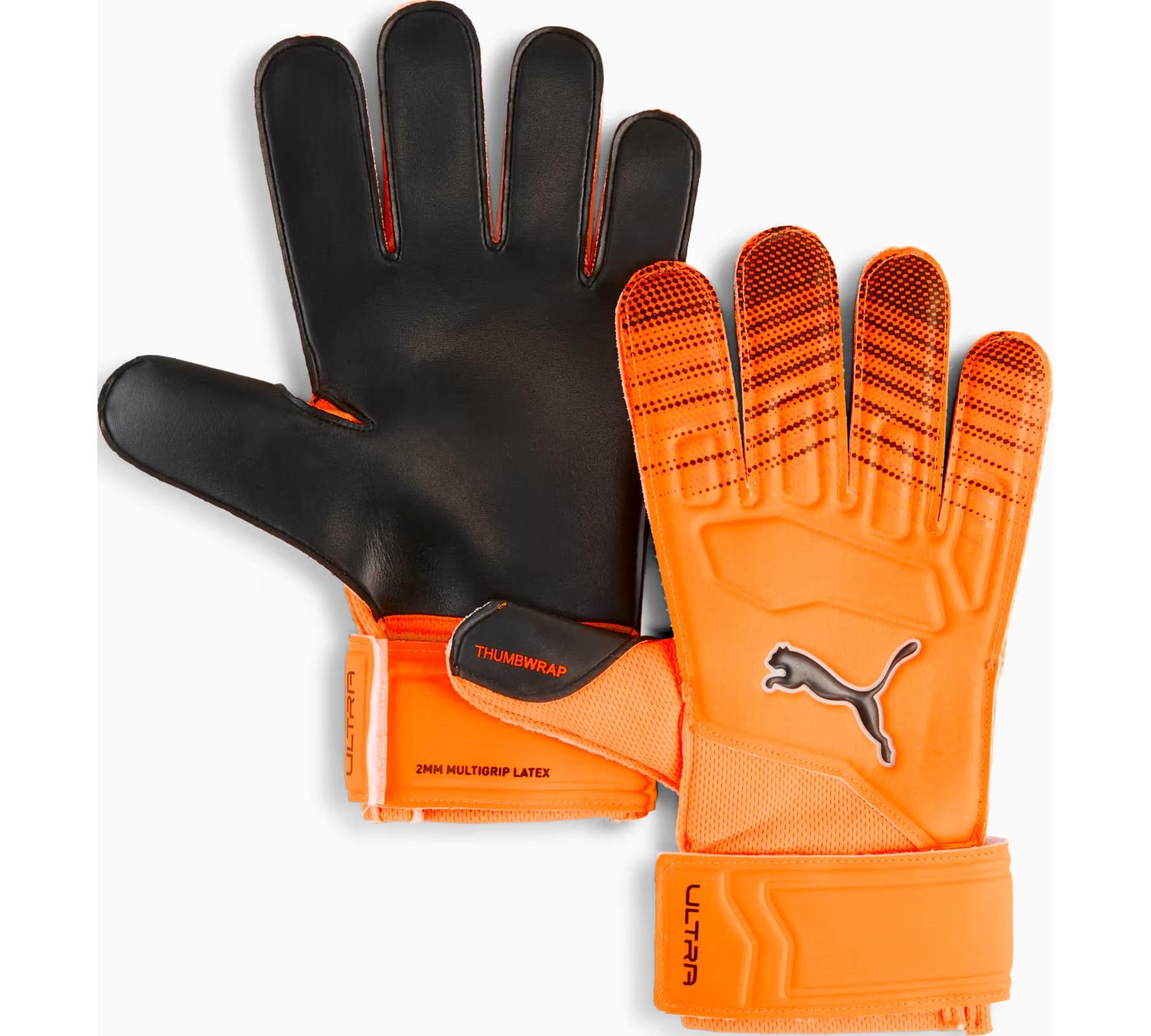 Воротарські рукавиці Puma PUMA ULTRA Play RC чорний, помаранчевий Уні