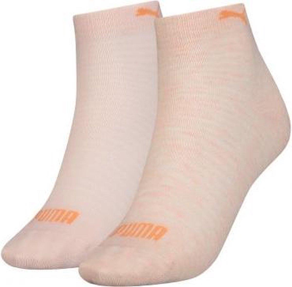 Шкарпетки Puma QUARTER 2P WOMEN персиковий Жін