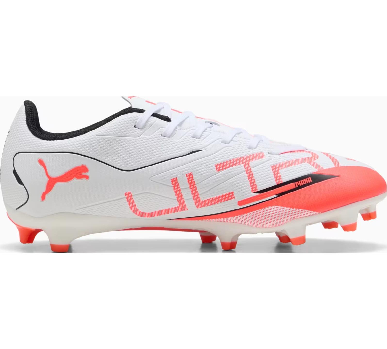 Бутси Puma ULTRA 5 PLAY FG/AG білий, помаранчевий Уні