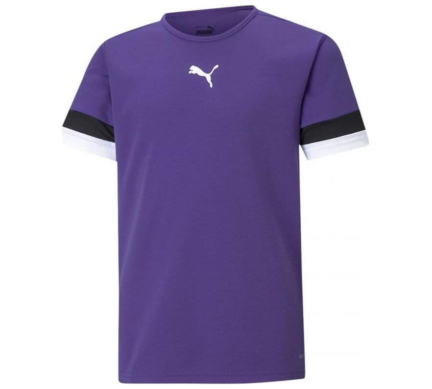 Футболка Puma teamRISE Jersey Jr фіолетовий Діт 116 см