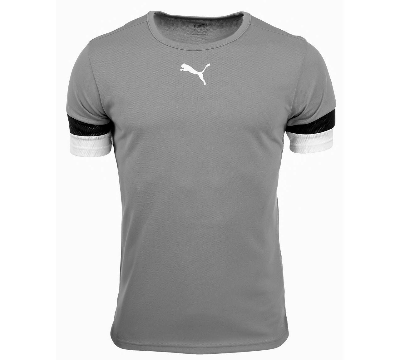 Футболка Puma teamRISE Jersey Jr сірий Діт 140 см